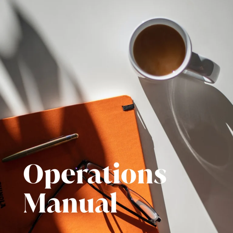 Operations Manual Template