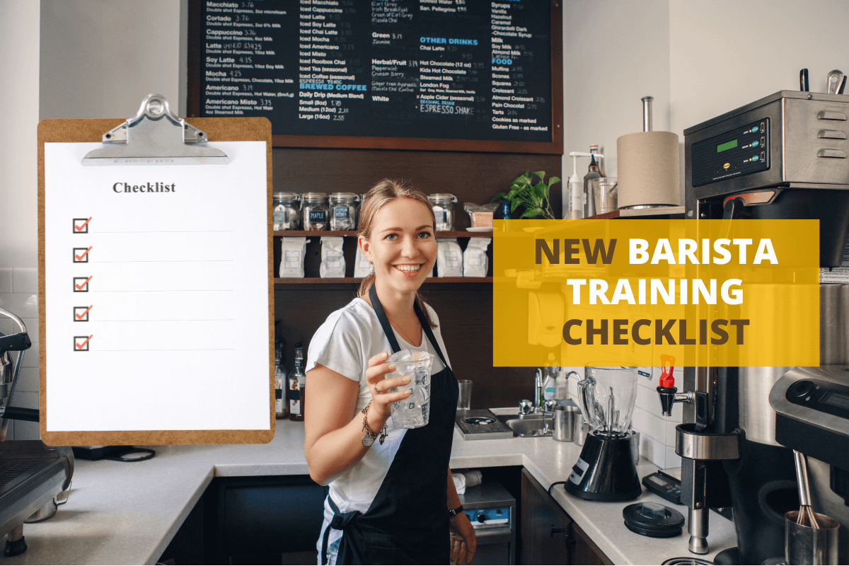 New Barista Training Checklist